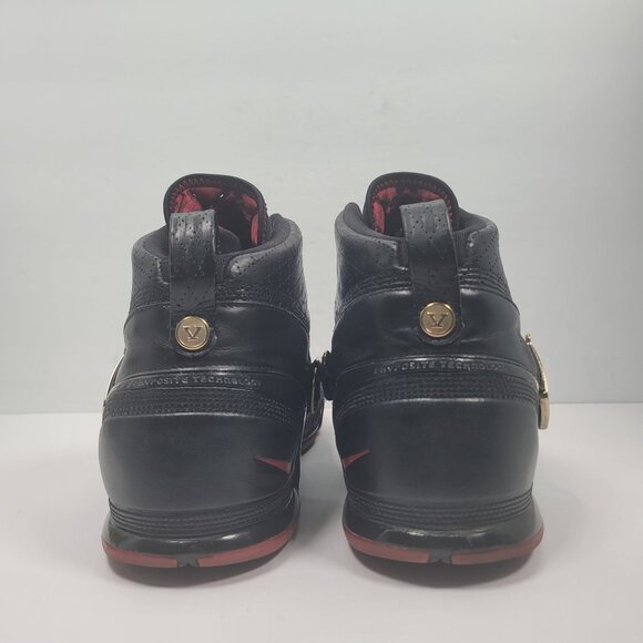 Nike Zoom LeBron 5 2007 Men's Black Varsity Crimson Shoes 317253-001 US Size 11 - Picture 4 of 9